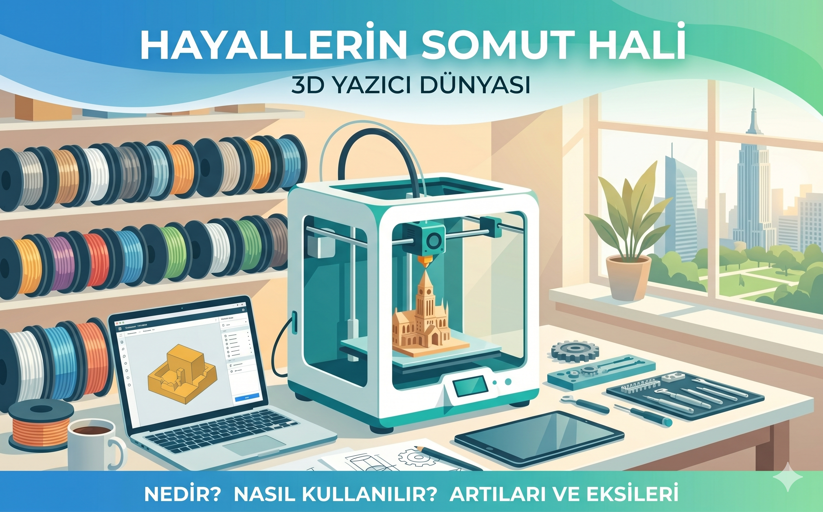 Hayallerin Somut Hali: 3D Yazıcı Dünyasına Merhaba