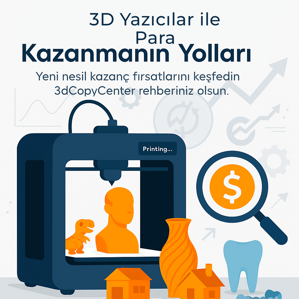 Geleceğin Üretim Teknolojisi  3D Yazıcılar  ile Para Kazanmanın Yolları 