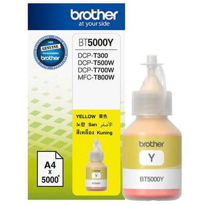 Brother BT5000Y Orjinal Sarı Şişe Mürekkep