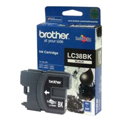 Brother LC38BK Siyah Mürekkep Kartuş 