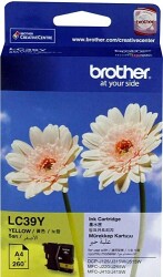 Brother LC39Y Sarı Mürekkep Kartuş 
