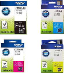 Brother LC535XL LC539XL Uyumlu Orijinal Kartuş Seti 