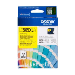 Brother LC565XL Y Sarı (Yellow) Orijinal Mürekkep Kartuşu - 1.200 Sayfa - Brother