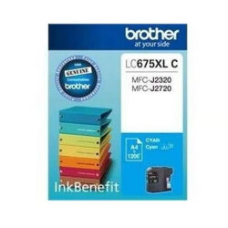 Brother LC675XL C Mavi (Cyan) Orijinal Mürekkep Kartuşu - 1.200 Sayfa - Brother