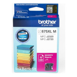 Brother LC675XL M Kırmızı (Magenta) Orijinal Mürekkep Kartuşu - 1.200 Sayfa - Brother