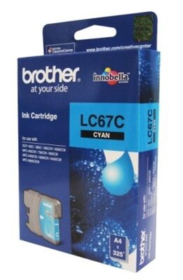 Brother Lc67C Mavi Mürekkep