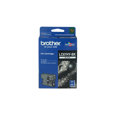 Brother LC67HYBK Yüksek Kapasite Siyah Kartuş - 1