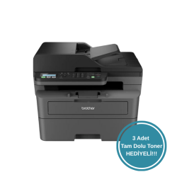 Brother MFC-L2806DW Faxlı Çok Fonksiyonlu Mono Lazer Yazıcı Wi-Fi (34ppm) (3 Tonerli Paket) - Brother
