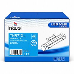 Brother TN-871XL Mavi Muadil Toner Yüksek Kapasite - Brother