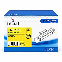 Brother TN-871XL Sarı Muadil Toner Yüksek Kapasite - Brother