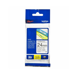Brother TZE-251 (24MM) Beyaz Lamine Etiket (T7526) - Brother