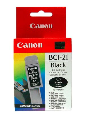 Canon BCI-21 Siyah Mürekkep Kartuş