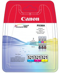 Canon CLI-521 Mürekkep Kartuş CMY Multipack - Canon