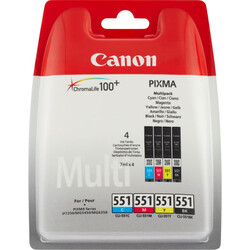 Canon CLI-551 Orjinal Kartuş Seti - Canon