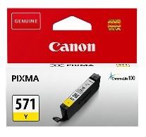 Canon - Canon CLI-571 Sarı Mürekkep Kartuş - 0388C001AA