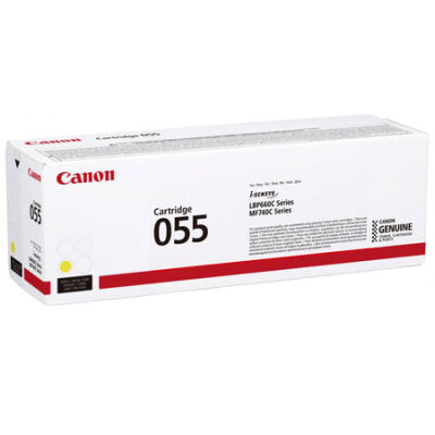 Canon CRG-055 Y Sarı Orjinal Toner - 1
