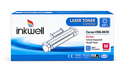 Canon CRG-067H Kırmızı Muadil Toner ÇİPLİ - 1