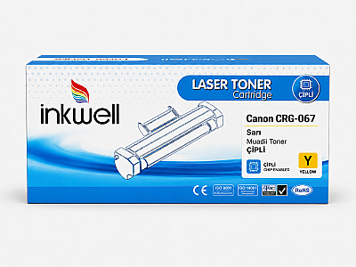 Canon CRG-067 Sarı Muadil Toner ÇİPLİ - 1