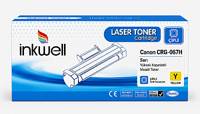 Canon CRG-067H Sarı Muadil Toner ÇİPLİ - 1