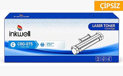Canon CRG-075 Mavi Muadil Toner (ÇİPSİZ) - 1