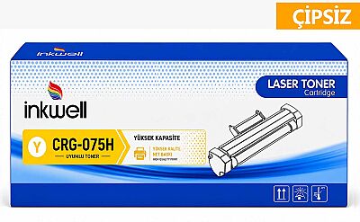  Canon CRG-075H Sarı Muadil Toner (ÇİPSİZ) - 1