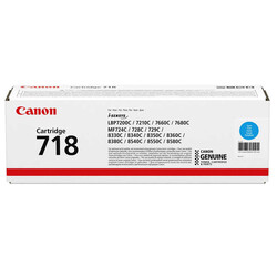 Canon - Canon CRG-718 Orjinal Mavi Toner