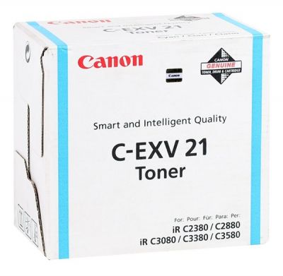 Canon EXV-21 Orjinal Mavi Toner - 1