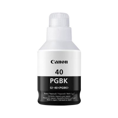 Canon GI-40 Siyah Şişe Mürekkep Orjinal - 1
