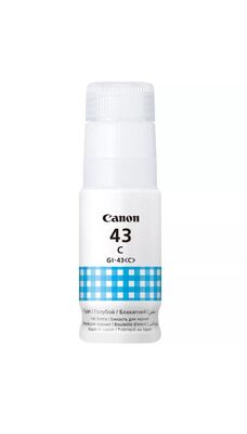 Canon GI-43C Orjinal Mavi Şişe Mürekkep - 1