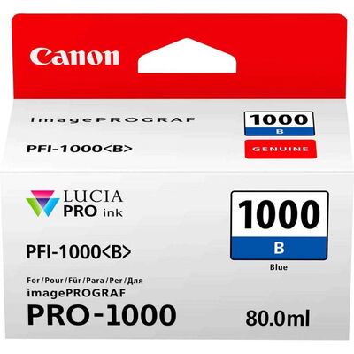 Canon PFI-1000 Mavi Mürekkep Kartuş EUR/OCN (0555C001)