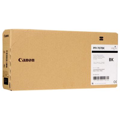 Canon PFI-707BK Orjinal Siyah Kartuş 9821B001 - 1