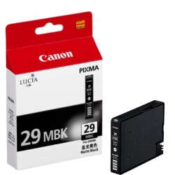 Canon PGI-29MBK Mat Siyah Orijinal Mürekkep Kartuş 
