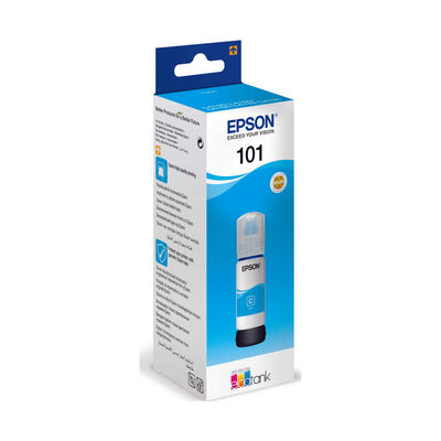 Epson 101 EcoTank C13T03V24A Mavi Orjinal Mürekkep - 1