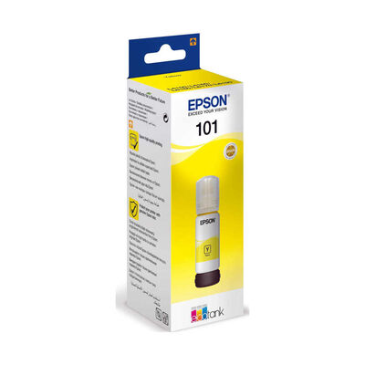 Epson 101 EcoTank C13T03V44A Sarı Orjinal Mürekkep - 1