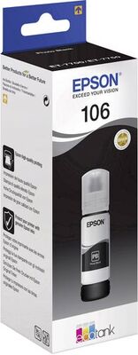 Epson 106-C13T00R140 Siyah Orijinal Mürekkep