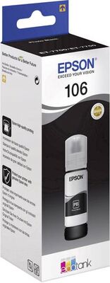 Epson 106-C13T00R140 Siyah Orijinal Mürekkep - 1