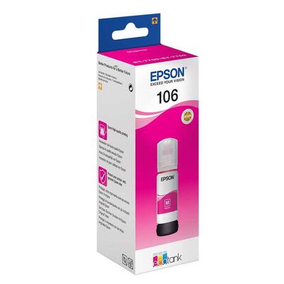 Epson 106-C13T00R340 Kırmızı Orijinal Mürekkep - 1