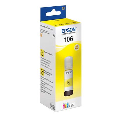 Epson 106-C13T00R440 Sarı Orijinal Mürekkep
