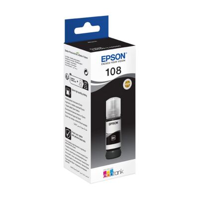 EPSON 108 Siyah Mürekkep Kartuş - 1