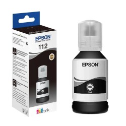 Epson 112 Orjinal Siyah Şişe Mürekkep C13T06C14A 