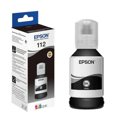 Epson 112 Orjinal Siyah Şişe Mürekkep C13T06C14A - 1