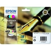 Epson - Epson 162640 16 B/C/M/Y Multipack Mürekkep Kartuş