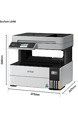 Epson EcoTank L6490 Wi-Fi Çok Fonksiyonlu Renkli Tanklı Yazıcı - 3
