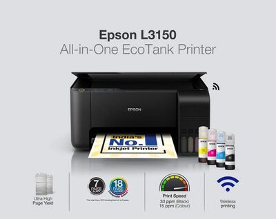 EPSON L3150 ECOTANK FOTOKOPİ,TARAYICI, WİFİ Özellikli MÜREKKEP TANKLI YAZICI - 4