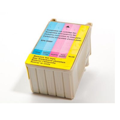 Epson T016-C13T01640120 Renkli Muadil Kartuş - 1