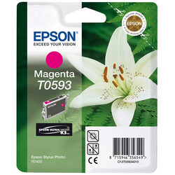 Epson - Epson T0593-C13T05934020 Kırmızı Orjinal Kartuş