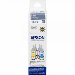 Epson - Epson T6641 Siyah Muadil Mürekkep