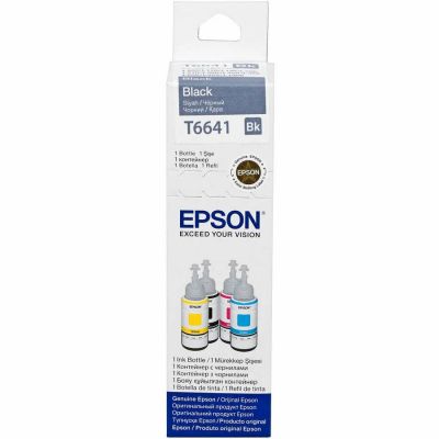 Epson T6641 Siyah Muadil Mürekkep