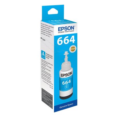 EPSON T6642 L100/ L200/ L300 (C13T66424A) MAVİ MÜREKKEP 70ML - 1