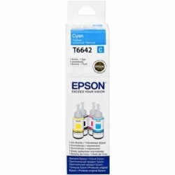 Epson - Epson T6642 Mavi Muadil Mürekkep